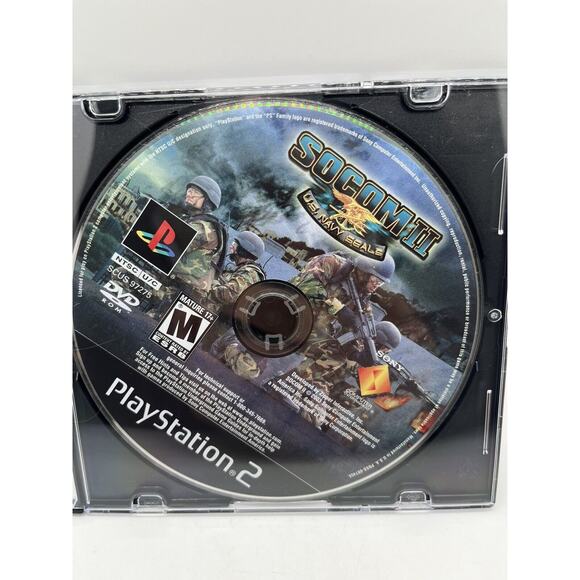 SOCOM II: U.S. Navy SEALs Play Station 2 PS2 - Disc Only, Cleaned, Tested - Picture 2 of 4